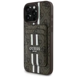 etui-guess-4g-stripes-z-portfelem-magsafe-do-iphone-16-pro-max-brazowy