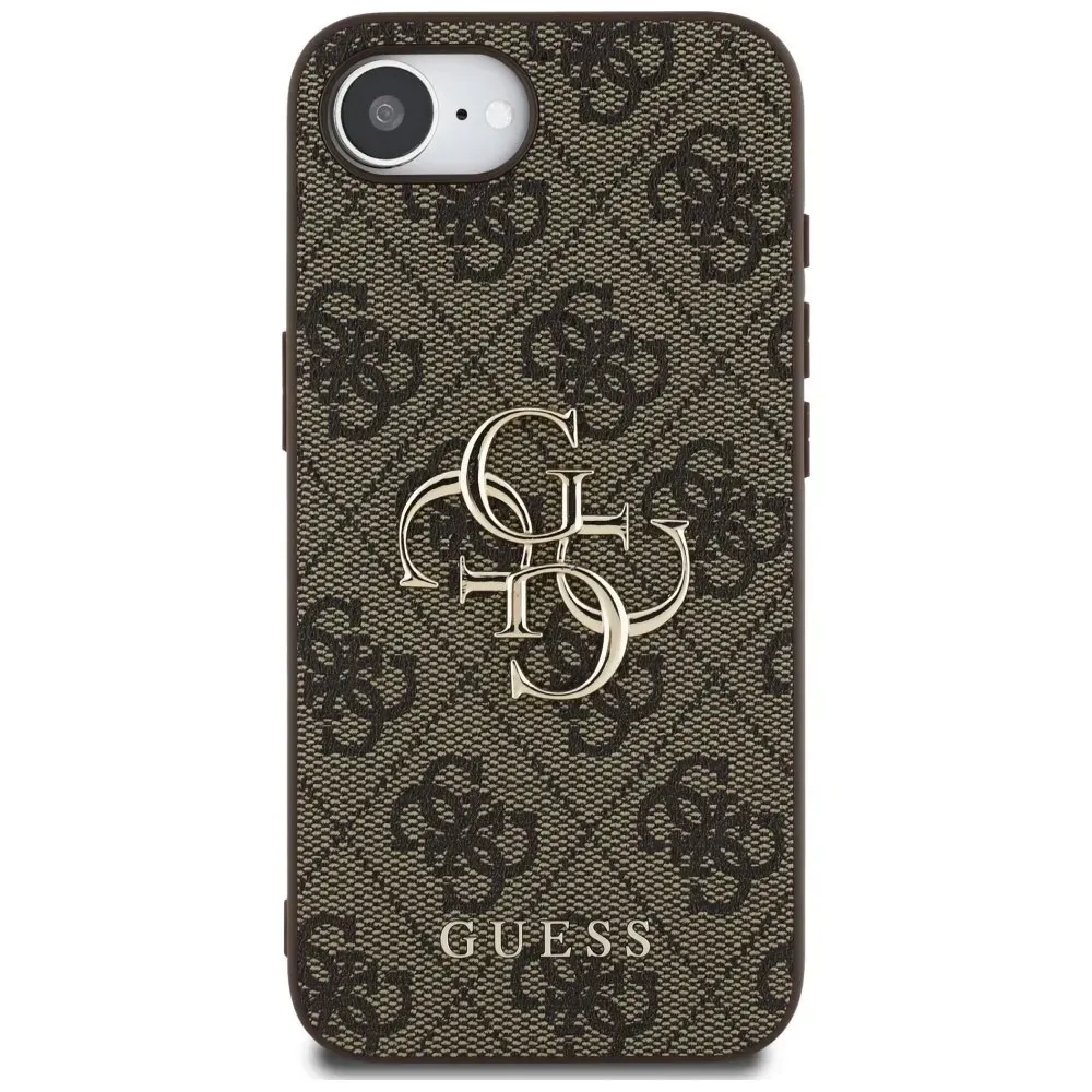 etui-guess-4g-big-logo-do-iphone-16e-brazowy