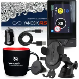 antyradar-yanosik-rs-dozywotni-abonament-2x-uchwyt-magnes-kubek-xo-c60