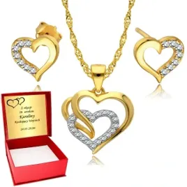 zloty-lancuszek-925-serce-kolczyki-komplet
