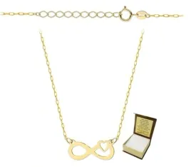 zloty-lancuszek-naszyjnik-585-nieskonczonosc-serce-celebrytka-grawer
