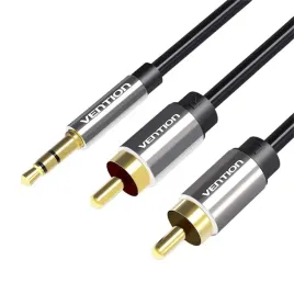 kabel-audio-rca-2x-do-aux-3-5mm-vention-0-5m-czarny-wtyki-zlocone