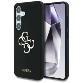 etui-guess-silicone-big-4g-logo-bottom-script-samsung-galaxy-s25-czarny