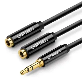 ugreen-kabel-przewod-rozdzielacz-sluchawkowy-35-mm-mini-jack-aux-25cm-czar