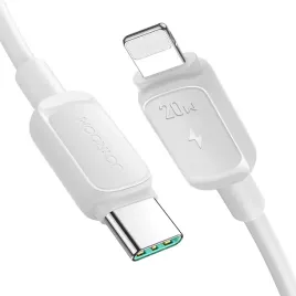 kabel-joyroom-multi-color-series-a14-usb-c-lightning-20w-1-2-m-bialy