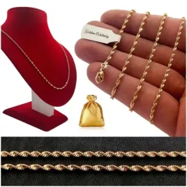 zloty-pozlacany-gruby-lancuszek-singapur-45-cm-ze-stali-chirurgicznej-18k