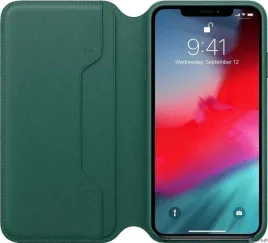 etui-do-iphone-xs-max-apple-leather-folio-zielone