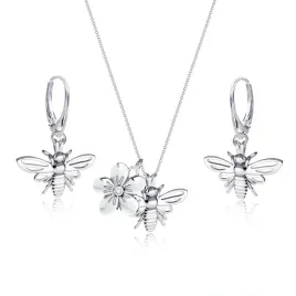pszczola-pszczolka-niezapominajka-komplet-bizuterii-splot-rolo-srebro-925