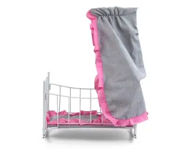 lozeczko-kolyska-dla-lalekz-baldachimem-akcesoria-lily-pink-milly-mally