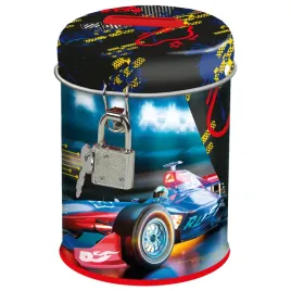 kidea-metalowa-skarbonka-z-kluczykiem-race-team