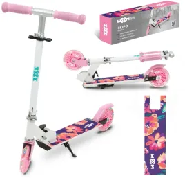 hulajnoga-skladana-wxm-skipo-floral-kola-led-120-mm-do-50kg