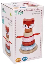 sensoryczna-ukladanka-drewniana-piramidka-lisek