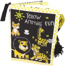 czarna-sensoryczna-miekka-ksiazeczka-zwierzatka