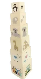 drewniana-piramidka-wieza-z-drewnianych-kubczkow