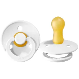 bibs-smoczek-uspokajajacy-hevea-6-m-white