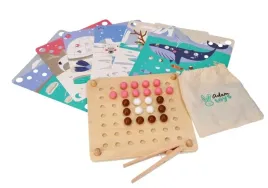 drewniana-zabawka-ukladanka-mozaika-kulki-koraliki