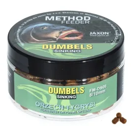 dumbels-sinking-method-feeder-orzech-tygrysi-50g-8-10mm