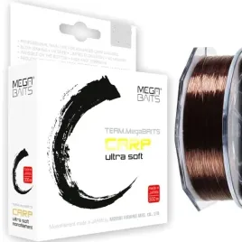 zylka-karpiowa-megabaits-ultra-soft-carp-0-28-mm-6-80-kg-ciemnobrazowa-300m
