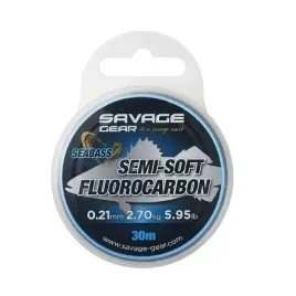 zylka-semi-soft-fluorocarbon-seabass-30m-0-21mm-2-70kg-5-95lb-savage-gear