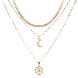 zloty-naszyjnik-krawatka-potrojny-naszyjnik-zlocona-zmijka-ksiezyc