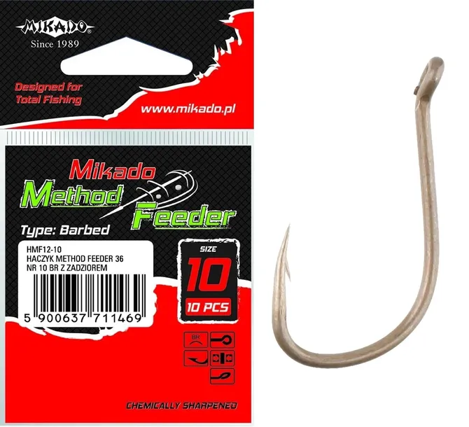 haczyk-method-feeder-nr-6-br-z-zadziorem-mikado-marka-mikado