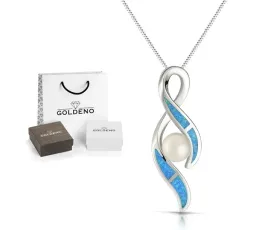 srebrny-naszyjnik-925-perla-opal-nieskonczonosc