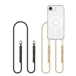 etui-tech-protect-flexair-chain-magsafe-iphone-16e-black-and-taupe