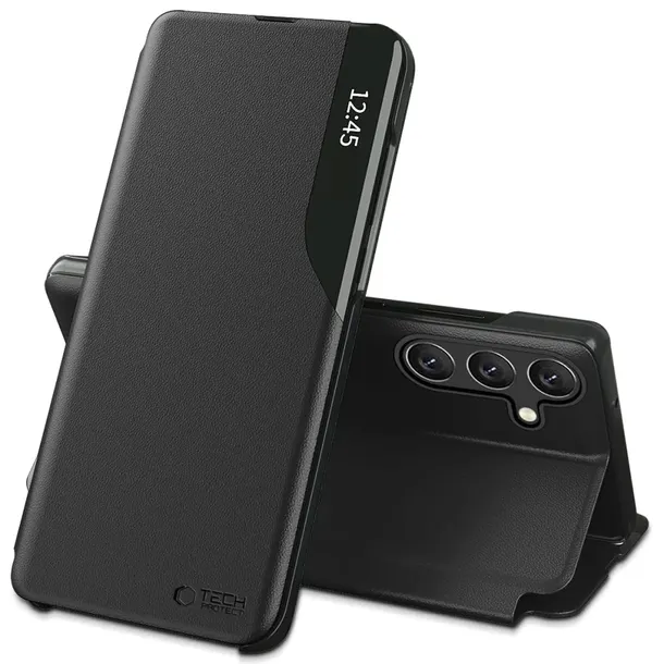 etui-tech-protect-smart-view-galaxy-a56-5g-black