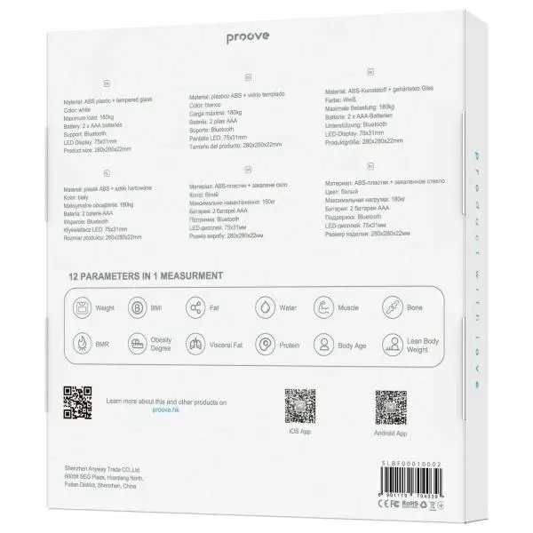 proove-waga-smart-scale-balance-bluetooth-bialy-white-stan-opakowania-oryginalne