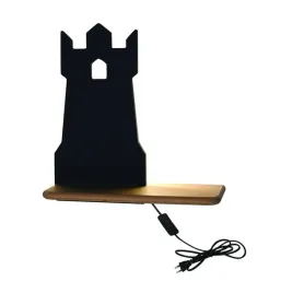 tower-lampa-kinkiet-4w-led-4000k-iq-kids-z-przewodem-z-wl-i-wtyczka-czarny