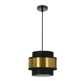 prestige-lampa-wiszaca-czarny-1x40w-e27-abazur-czarny-zloty-candellux