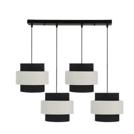 benta-lampa-wiszaca-czarny-4x40w-e27-abazur-czarny-kremowy-candellux