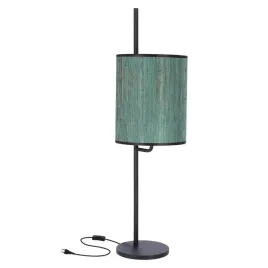bendi-lampa-stolowa-czarny-1x40w-e27-abazur-zielony-candellux