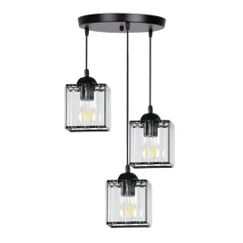 glassia-lampa-wiszaca-talerz-czarny-3x40-e27-klosz-czarny-krysztaly-bezbarw