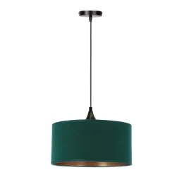 maloto-lampa-wiszaca-czarny-1x60-e27-abazur-walec-30x15-velur-but-ziel-zlot