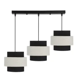 benta-lampa-wiszaca-czarny-3x40w-e27-abazur-czarny-kremowy-candellux
