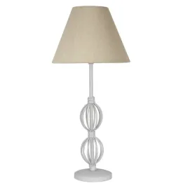 rosette-3-lampa-stolowa-bialy-1x40w-e14-abazur-bezowy-candellux