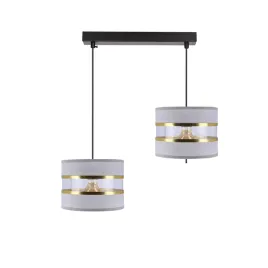 pandy-lampa-wiszaca-czarny-2x40w-e27-abazur-szary-zloty-candellux