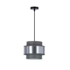 hare-lampa-wiszaca-czarny-1x60w-e27-abazur-szary-srebrny-candellux