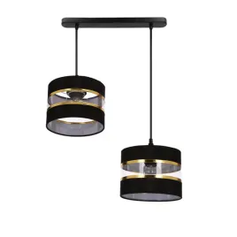 pandy-lampa-wiszaca-czarny-2x40w-e27-abazur-czarny-zloty-candellux