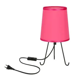 smally-lampa-stolowa-czarny-1x40-e14-abazur-fuksja-candellux