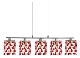 classic-zwis-5x40w-g9-czerwony-candellux