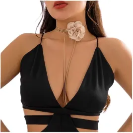 naszyjnik-choker-roza-kwiat-jasny-bez-mala-rzemyk