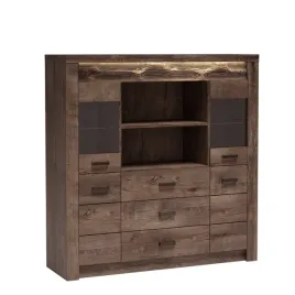 klasyczna-duza-witryna-velaro-137cm-salon-biuro-polki-jesion-ciemny