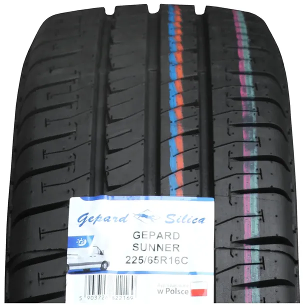 4x 225/65R16C OPONY LETNIE 4 sztuki KOMPLET WZMOCNIONE DOSTAWCZE DO BUSA C
