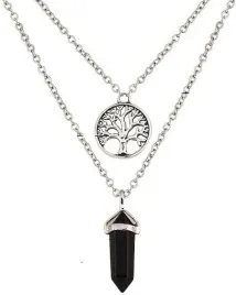 naszyjnik-choker-tree-srebrny-black-gem-lancuch