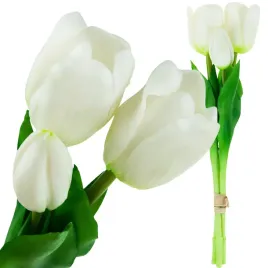 cv17690-2-bukiet-tulipanow-gumowanych-silikonowych-3szt-lux-biale-tulipany