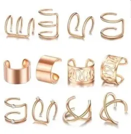 nausznice-zestaw-kolczyki-rozowe-zloto-6-par-stal