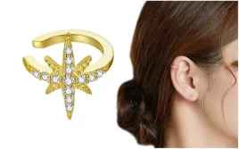 zlota-nausznica-kolczyk-gwiazdka-cyrkonie-srebro