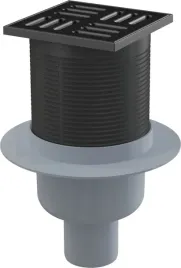 czarna-kratka-odplywowa-smart-105x105mm-pionowa-matowa-nierdzewna